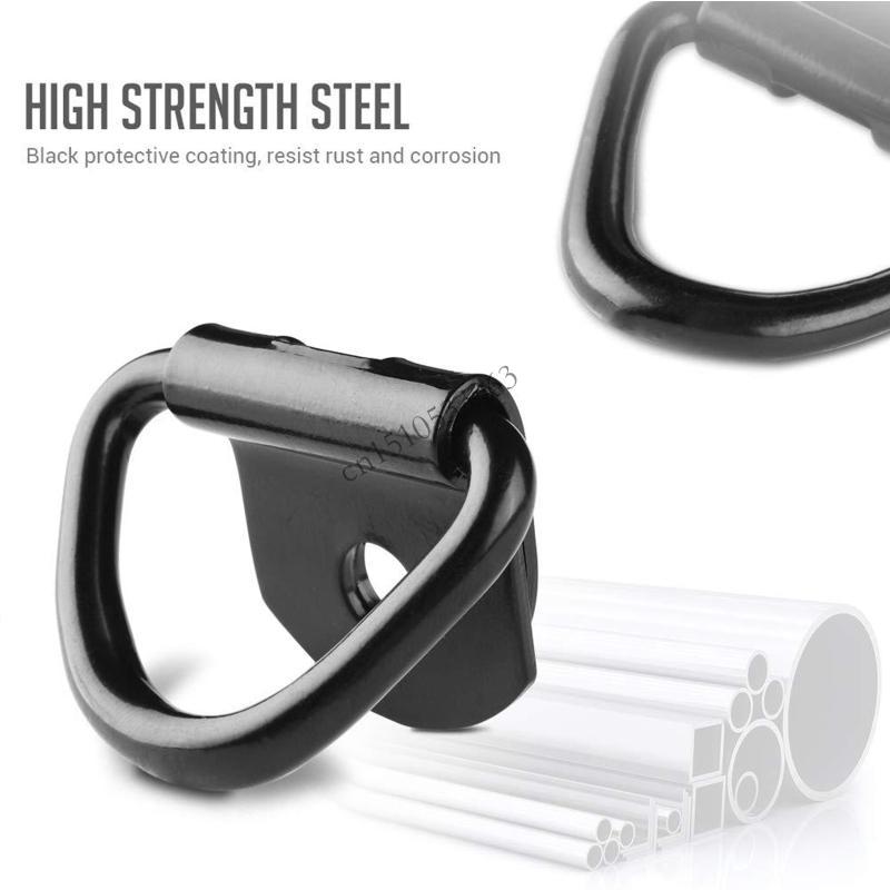 

090E 20Pcs D Pull Hook TieDown Ring Cargo Fixed Buckle for Truck Trailer China Mainland