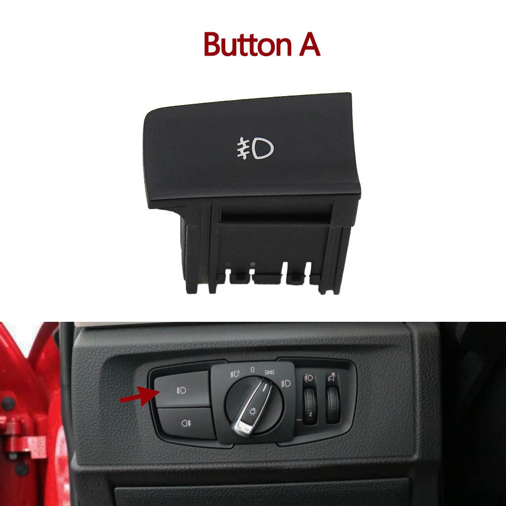 Head Lamp Rotary Headlight Switch Foglight Button Cover For BMW 1 2 3 4 X1 X2 Series F21 F46 F30 F31 F34 F35 F48 F39 61319265300