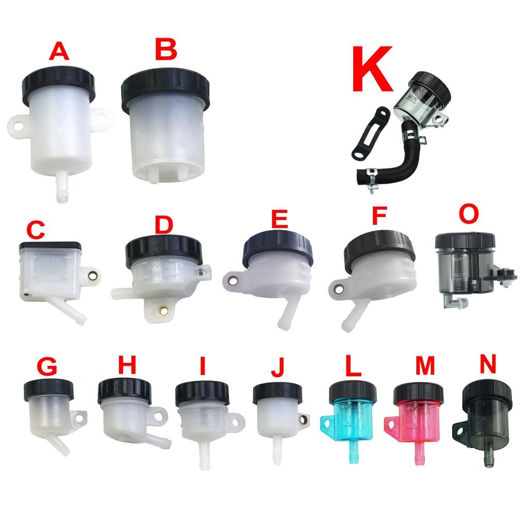 Universal Motorcycle Lever Brake Oil Tank Foot Brake Master Cylinder Oil Cup Fluid Bottle Reservoir Dirt Bike Scooter Pitbike