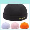 Letters Stwnning Cap Adjustable Breathable Round Top Hat Headwear Gift Skullcap