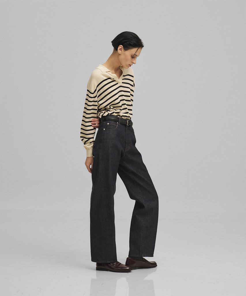 Another Office Woman W. Heritage Kuroki Denim Pants (Indigo)