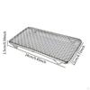 Japanese Barbecue Net Grill Mesh Rack Frying Kitchenware Non Slip Rectangle for Restaurant