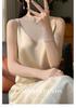 Women's Summer V-Neck Satin Camisole: Sexy, Sleeveless, Acetate Inner Wear