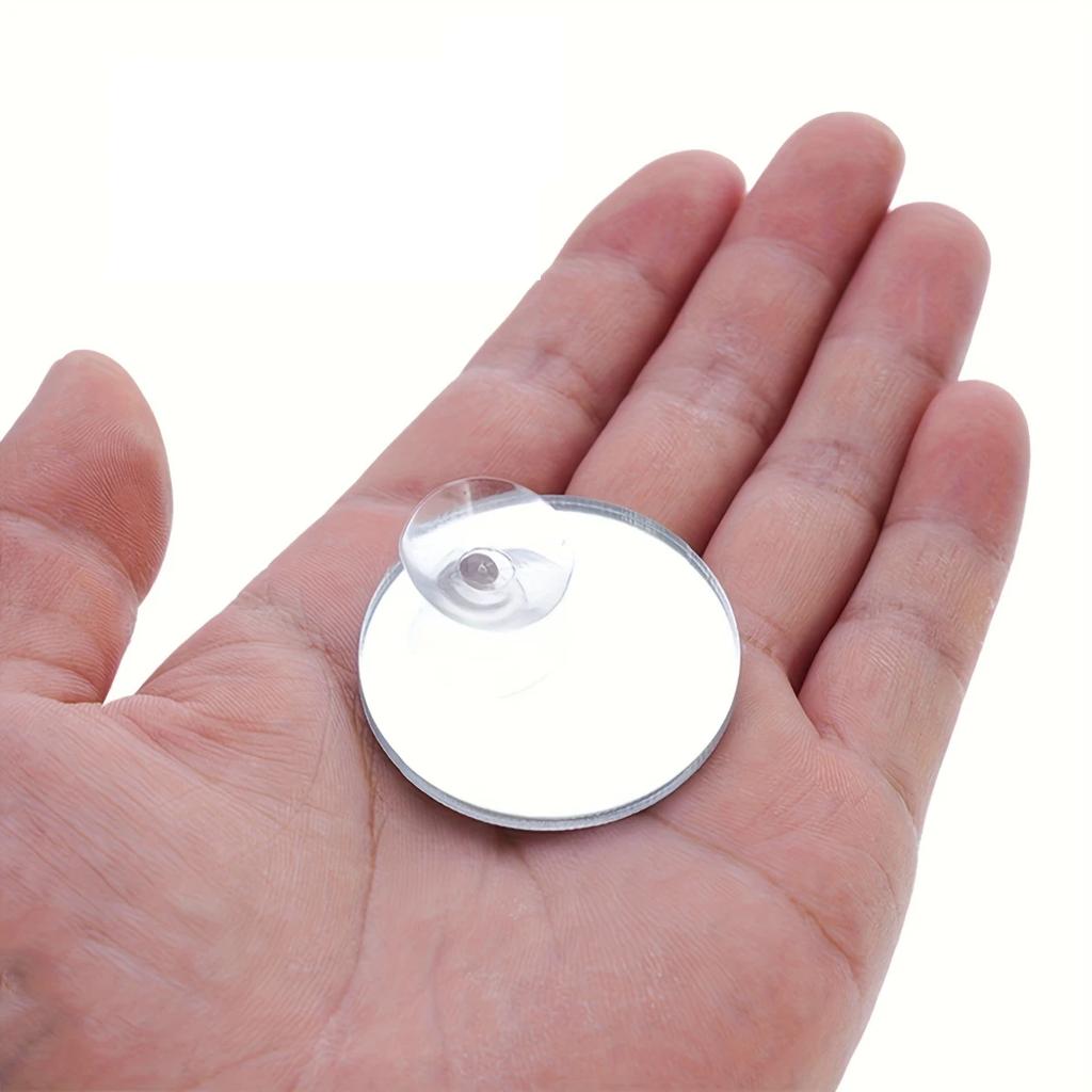 Floating Betta Exercise Mirror Dia.  Floating Round Mirror Fish Tank Antidepressant Betta Training Mirror