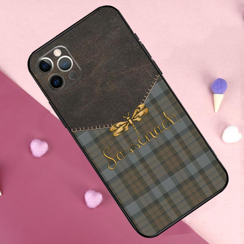 

Outlander Tartan Sassenach Phone Case For iPhone 17 Pro Max 11 14 15 16 Pro Max Plus 12 13 Mini 17 Air 16e Back Cover iPhone 16e