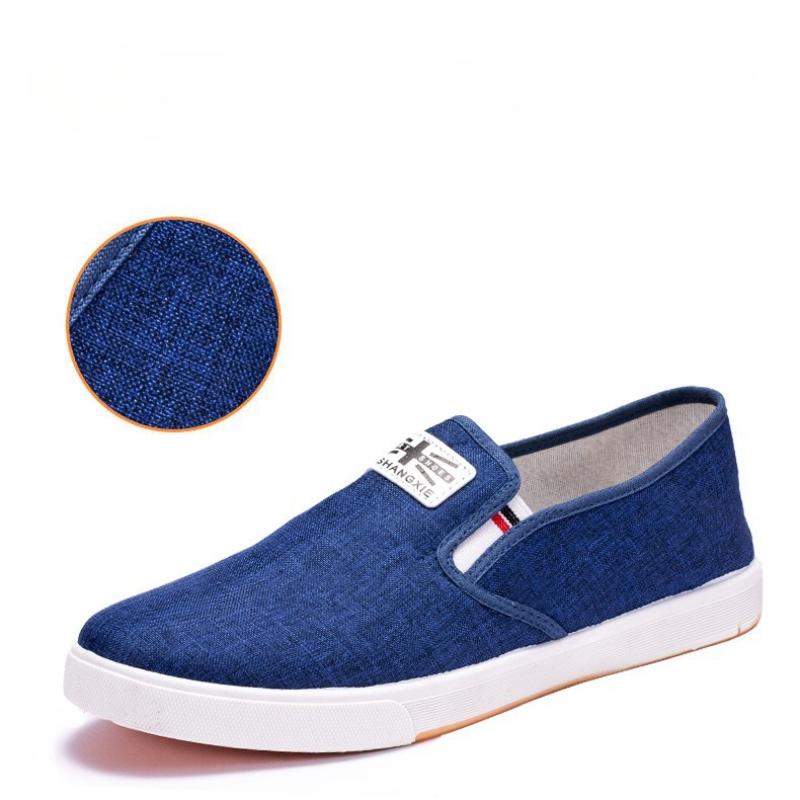 Nowe buty męskie Oddychające buty do biegania Męskie płócienne buty na podeszwie z gumy Old Beijing