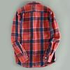 Excess Export Stock Brushed Thickened Soft Breathable Fashionable Trendy Plaid Turn-Down Collar Long-Sleeve Casual Shirt