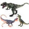 Source Factory Jurassic Animal Model Solid Static Dinosaur Ornament, Tyrannosaurus Velociraptor Forest Toy