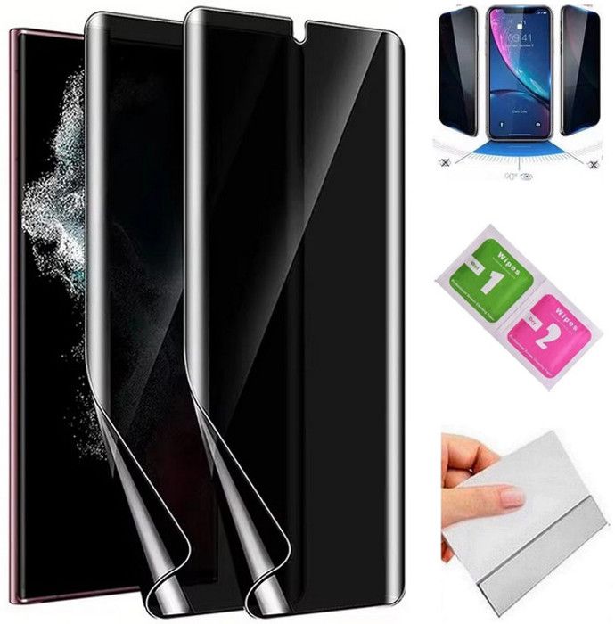 Film protecteur - Hydrogel - Vivo iQOO 9 Pro - Anti-espion - Résistant aux rayures - Installation facile