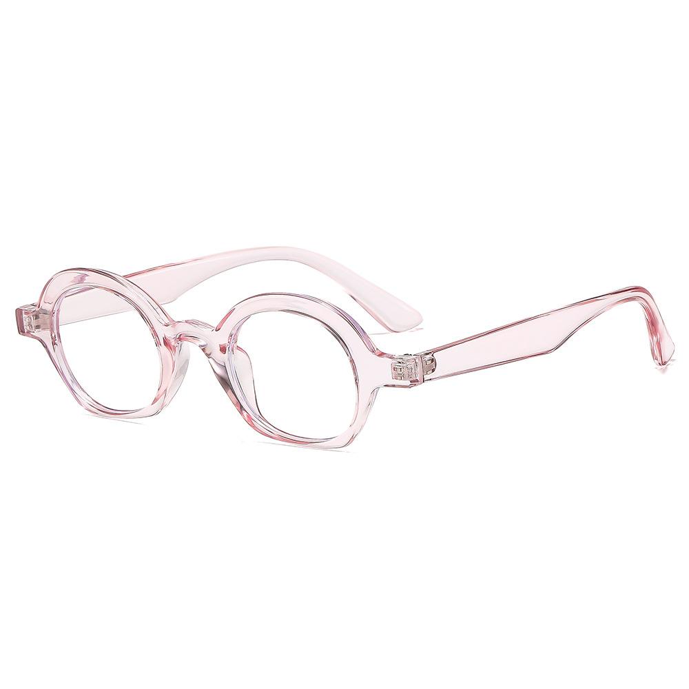 Retro Oval Anti Blue Light Glasses Personality Jelly Color Frame Ddesign Prevent Mobile Phone Computer Radiation Unisex