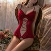 Sexy Lingerie Sexy Jumpsuit Women's Small Chest Perspective Uniform Temptation To Take Off