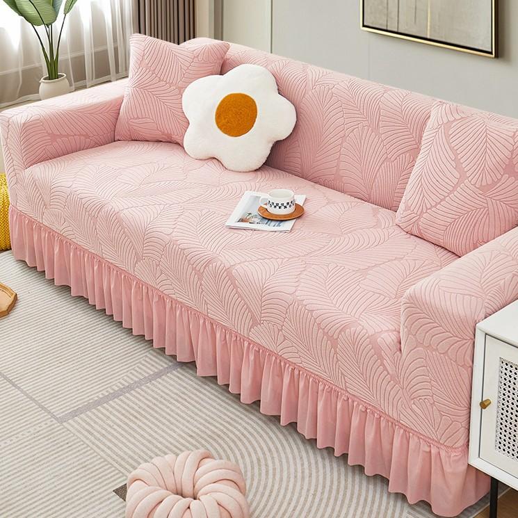 Skirt Protection Sofa Cover All Purpose Cover  Universal Type Straight Row Three Seater Sofa Cover New Cover Fabric