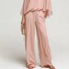 New Product Personalized Street Europe and America Summer Leisure Vacation Loose Wide-leg Pants Two-piece Set