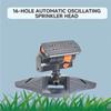 Automatic Swing Garden Sprinkler 16 Holes Watering System Oscillating Sprinkler  Park Irrigation