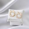 Women's Light Luxury Bow Pearl Stud Earrings - Chic, Versatile, and Sweet Oil Drop Design