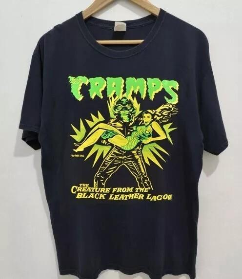 The Cramps Band Retro Black Short Sleeve Cotton T-shirt Unisex S-5XL Unisex T-Shirt XXXXL
