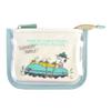 Snoopy Canvas Flat Pouch, Makeup Pouch, Travel Pouch, Simple Design, Transparent, Clear PVC Zipper, Green (SPZ-3090) Snoopy0335