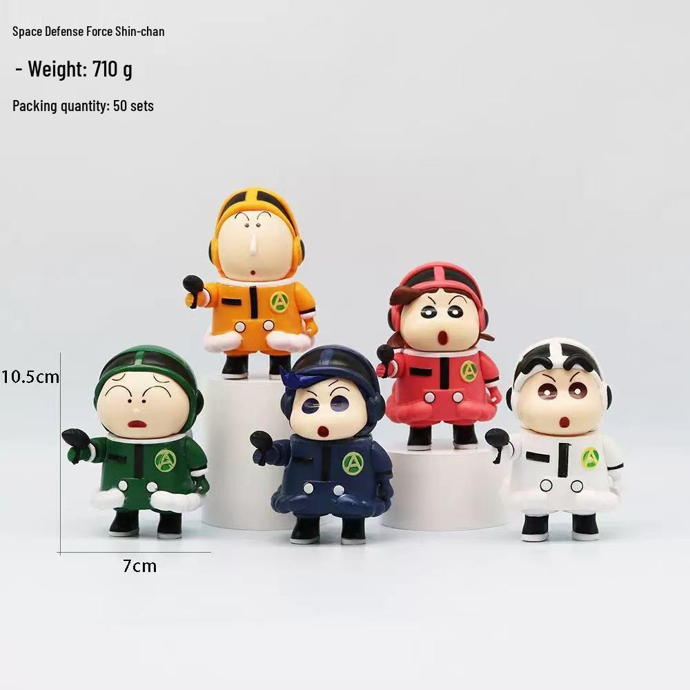 "Crayon Shin-chan Series: My Melody, Kuro, Cinnamon Dog, and Pudding Car Ornaments"