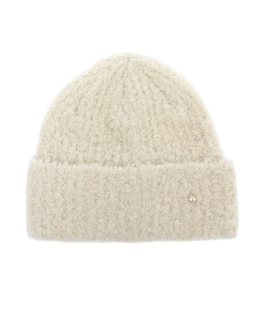 Eondeokeonteulolseutyudio Boucle Winter Beanie Fluffy Beanie / Mohair Boucle / Cream