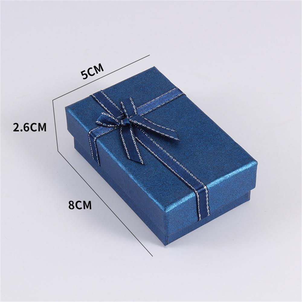 Jewelry Box For Engagement Ring Earrings Necklace Bracelet Bowknot Box Earrings Bracelets Boxes Shape Gift Packing Party Supply