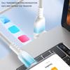 USB Type C Charging Cable Short Gradient Design Reinforced Nylon Braided Cord Fast Charging For Multiple Devices
