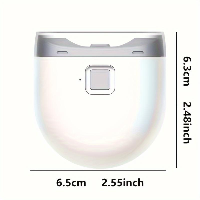 Automatic Electric Nail Clippers, USB Rechargeable Safety Nail Clippers With Light, 2 In 1 Nail Clipper Automatic Nail Clippers