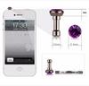 10 PIÈCES Mignon Strass Brillant Bouchon Jack Casque Audio Beau et Simple Anti-Poussière Accessoires 3.5mm