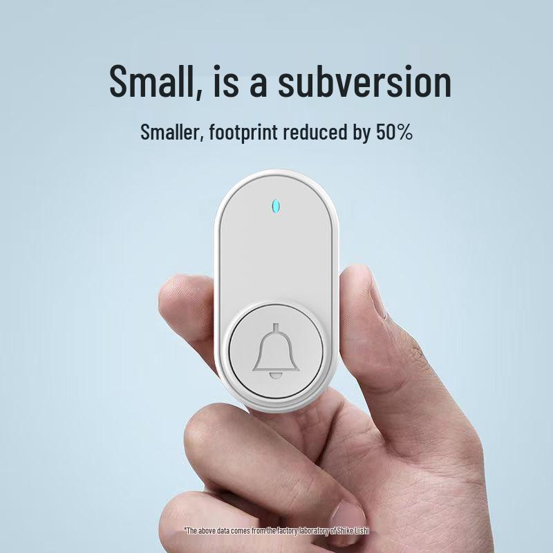 Wireless Long-Range Smart Doorbell with Dual Receivers for Home or Office