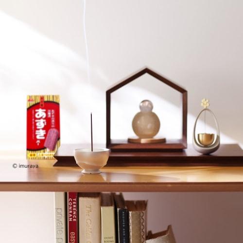 Kameyama Imuraya Azuki Bar Mini Incense Sticks, Approx. 50g, Approx. 170 Sticks, Collaboration Incense