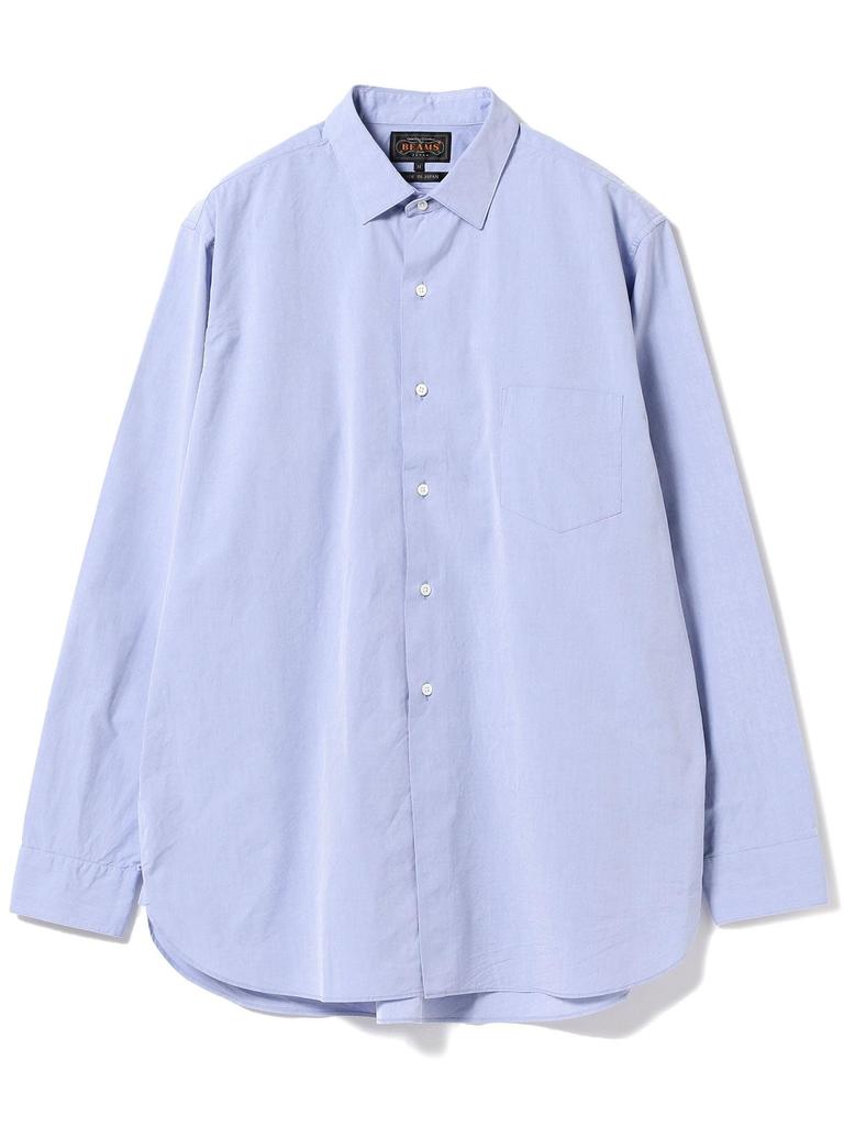 Beams Plus Men's Large/Small Shirt, Regular Collar, 120/3, Broadcloth, SAX XL, 38110235139