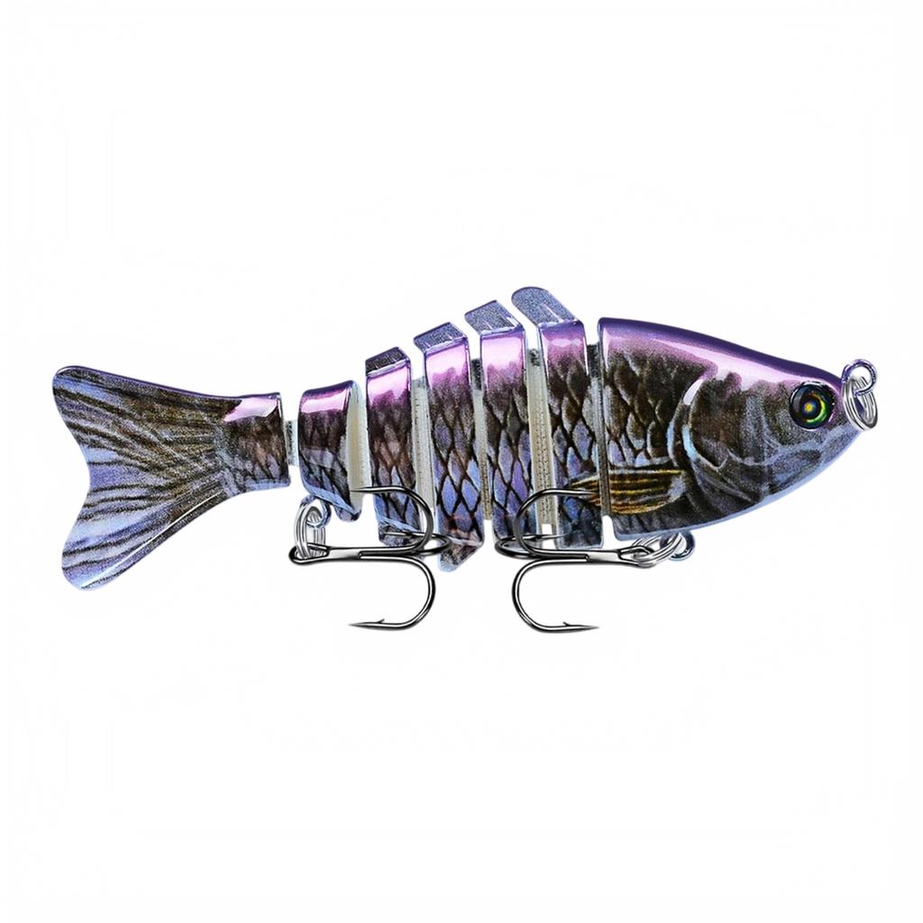 Multi-Joint 7-Segment Hard Plastic Swimbait Fishing for