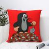 Maßgeschneiderte Luxus Lustige Cartoon Maulwurf Kissenbezug Polyester Niedlich Krtek Kleiner Maulwurf Wurfkissenbezug