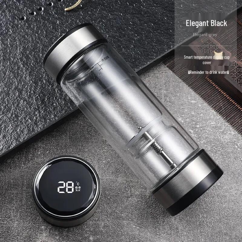 Smart Temperature Double-Layer Glass Mug