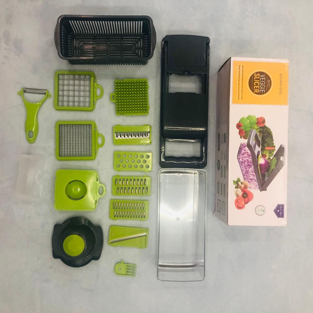 16 In 1 Multifunctional Vegetable Chopper Tool Cocina Manual Vegetable Slicer Potato Shredder Cooking Area Gadgets for Home