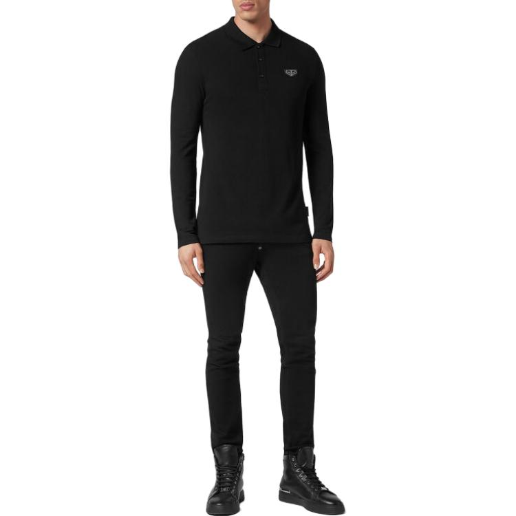 Philipp Plein Logo-plaque Polo Shirt LABC-MTK6060-PTE003N-02