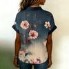 Blusa da Donna alla Moda e Casual, Maglietta a Maniche Corte Stampata