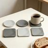 Diatomite Coaster for Table Bathroom Quick-Dry Water Absorbent Mat Heat-Resistant Non-Slip Reusable Dining Table Coasters for Cups Mugs