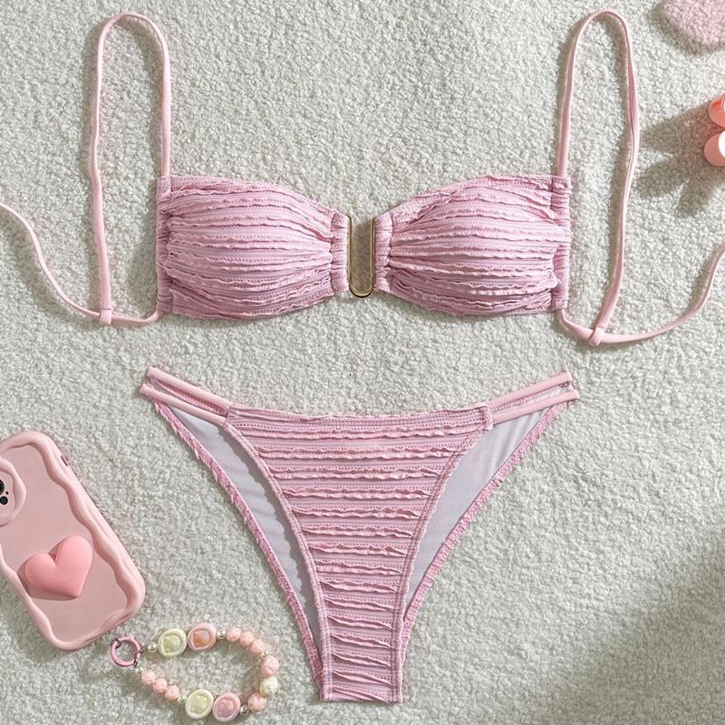 Bikini Sexy Estivi 2025 Costumi da Bagno da Donna Costume da Bagno Femminile Per Costumi da Bagno Costumi da Bagno Set Bikini Brasiliano Abbigliamento da Spiaggia Bagnante per Piscina