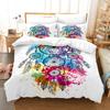 Dreamcatcher Duvet Cover Set Bohemian Mandala Bedding Set For Girls Adults Purple Polyester Comforter Cover King Queen Full Size