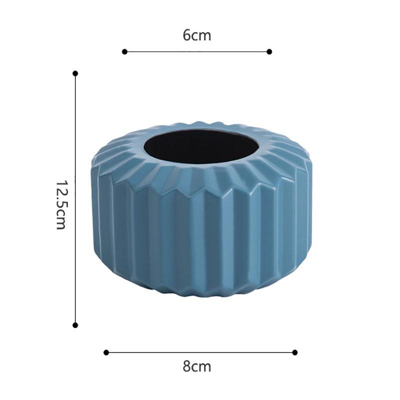 Plastová váza Evropský styl Domácí dekorace Antikeramická váza Svatební dekorace Sukulentní hydroponická rostlina Jednoduchá