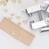 1pc Faux Leather Clothing Shoes Button Punching Pliers, Multifunctional Eyelet Pliers Punching Pliers with 100 Eyelet Buckles