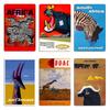 Sas Scandinavian Airlines Vintage Fly To Africa Prints Metal Sign Wall Decor Bar Wall Decor Pub Print Tin Sign Poster