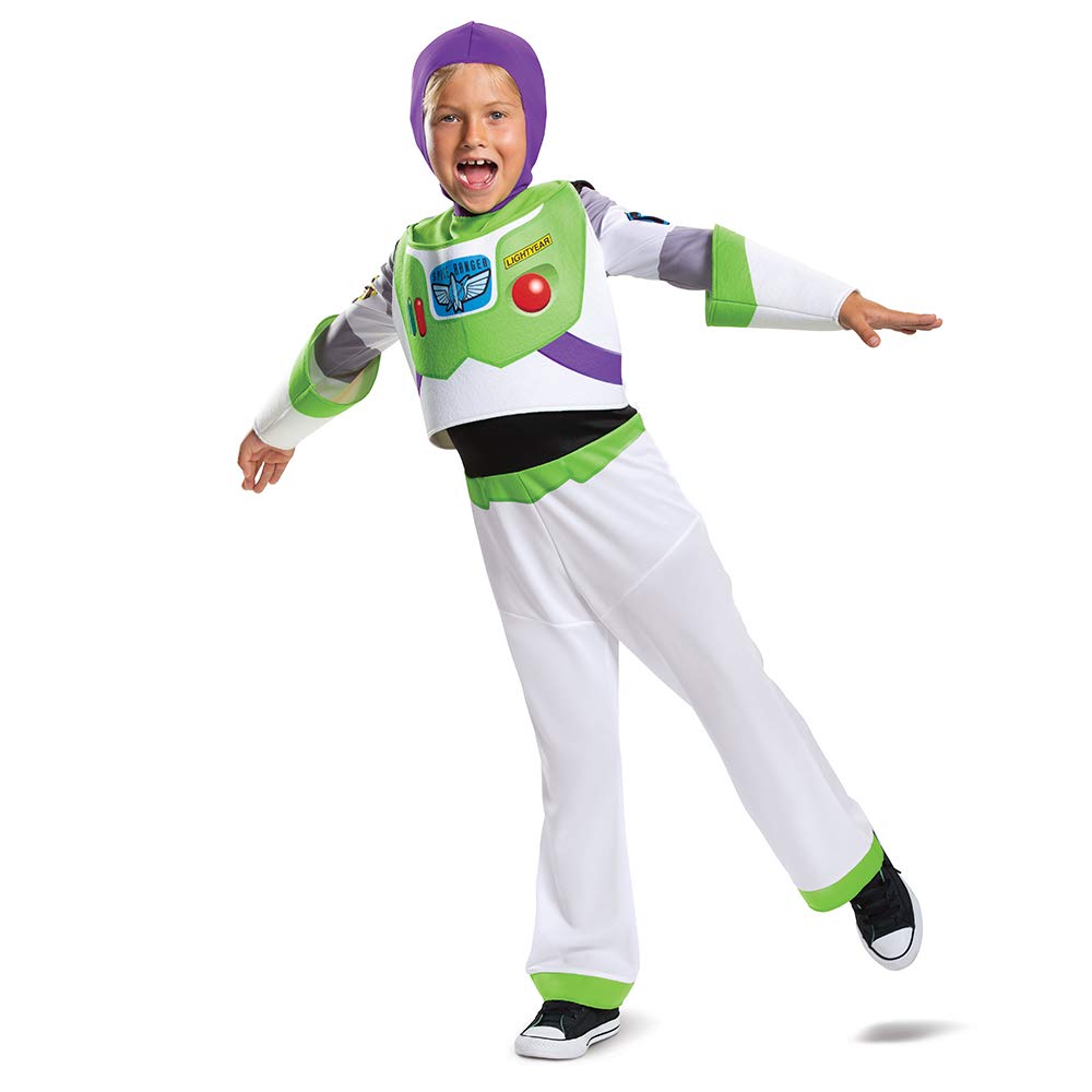 

Disney Toy Story 4 Buzz Lightyear Halloween Cosplay Kids 95-110cm Green White 90192M Costume