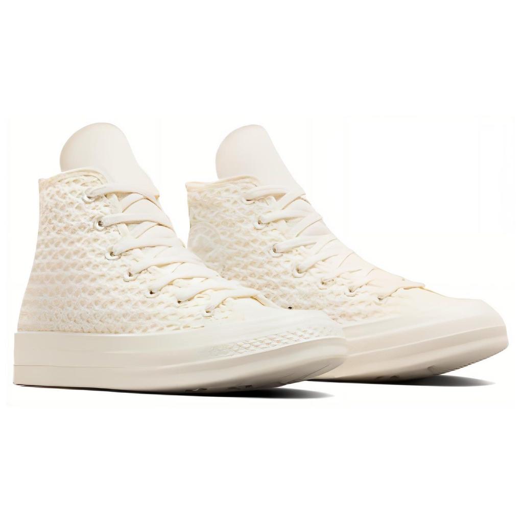 Converse Chuck 70 Classic Versatile Durable Shock-Absorbing High-Top Canvas Shoes Unisex Sneakers White A07534C