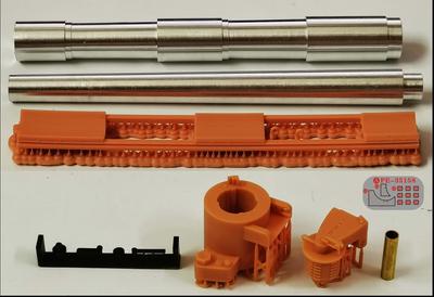 Yen Model M40 155mm Gun Metal Barrel AFV Plastic Model Parts YANPE35158 1/35 Self-Propelled (for Club/Academy) (Tank)