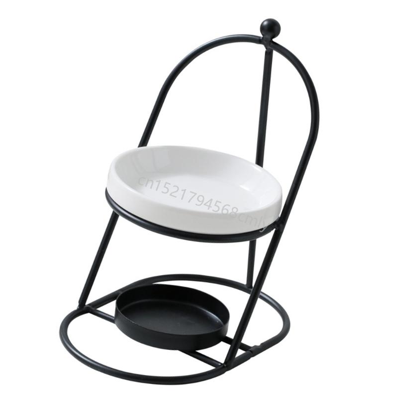 Duftwachsbrenner Ätherisches Öl Brenner,Ölbrenner Teelicht Wachswärmer Aromatherapie Halter Duftdiffusor 6XDE