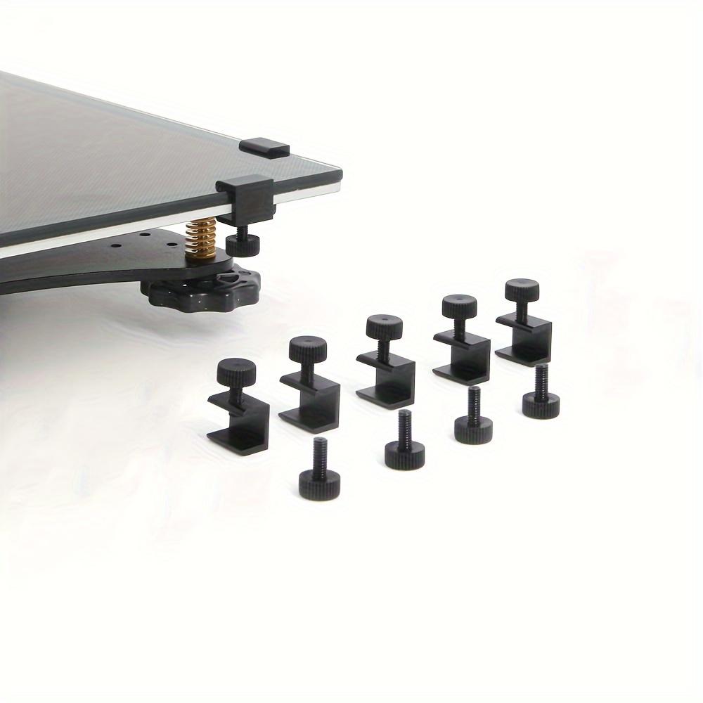 

Djustable Fixed Clips for 3D Printer Glass Beds - 5pcs Set, Compatible with Ender 3 Pro and Multiple Models Like Ender 5, CR-10 fixed clip