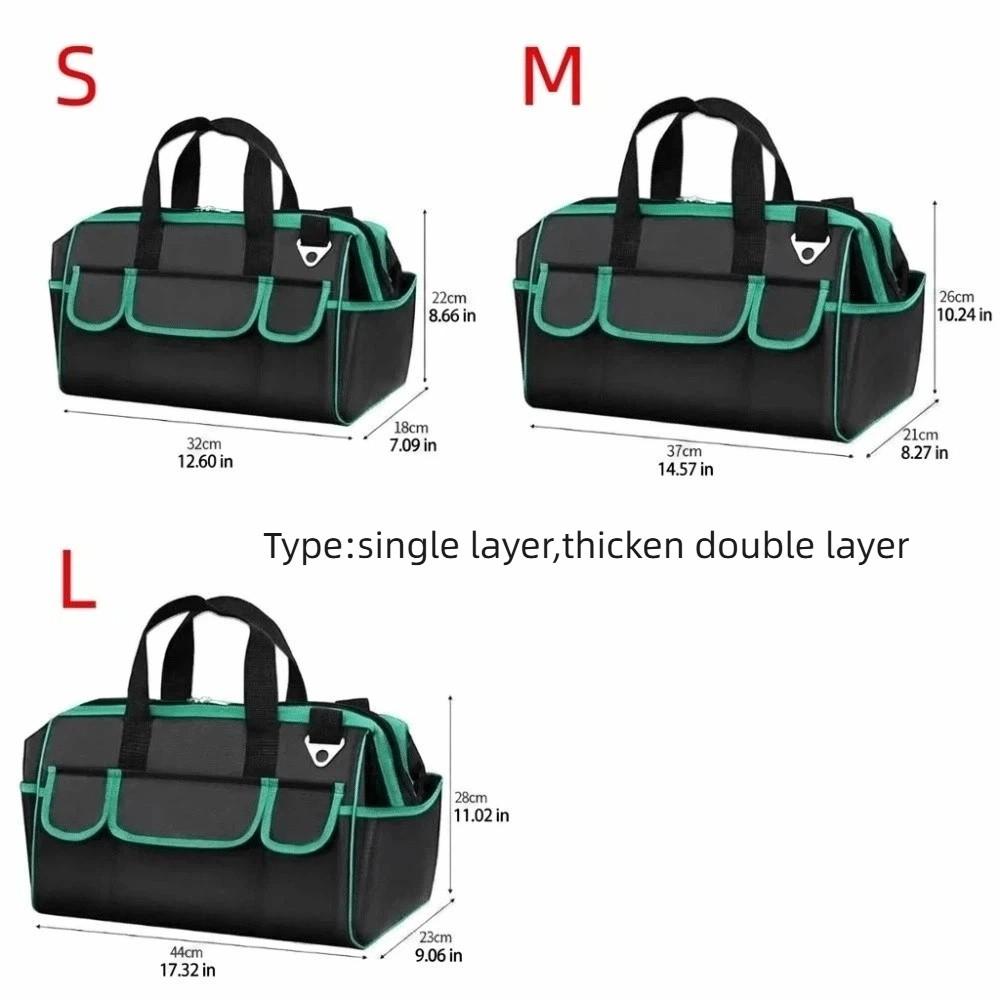Heavy Duty Toolbox Organizer Multi-Pocket Electrician Tool Bag Tool Storage Outdoor Work