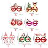 Christmas Decorations 2024 Glasses Frame Santa Snowman Eyeglasses Adult Kids Christmas Props Gift New Year Party Supply