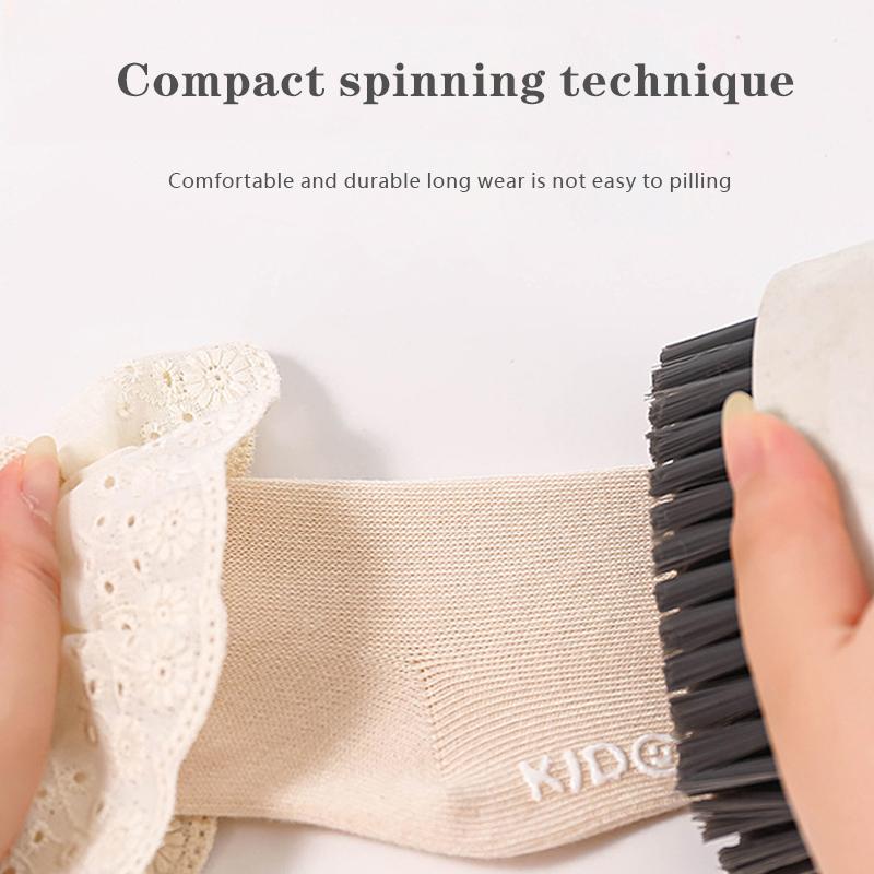 Autumn Winter Baby Socks Combed Cotton Princess Lace Socks Girls Dance Socks Baby Non-Slip Floor Socks